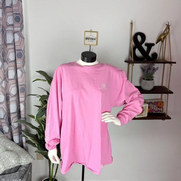 Simply Southern Blame It All On My Roots Disco Ball Long Sleeve Graphic Tee - Picture 8 of 8